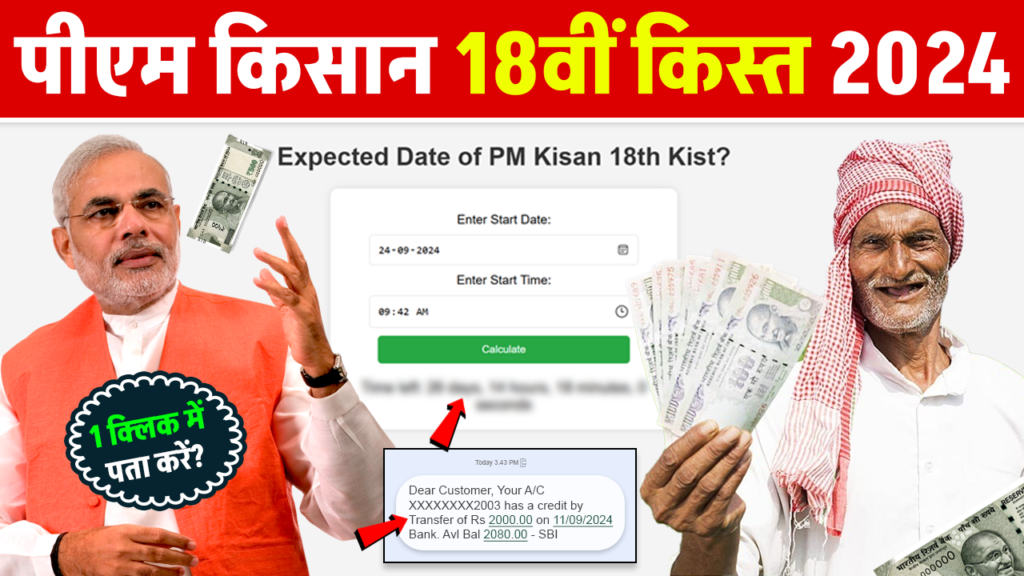 PM Kisan 18th Kist Expected Date Checker